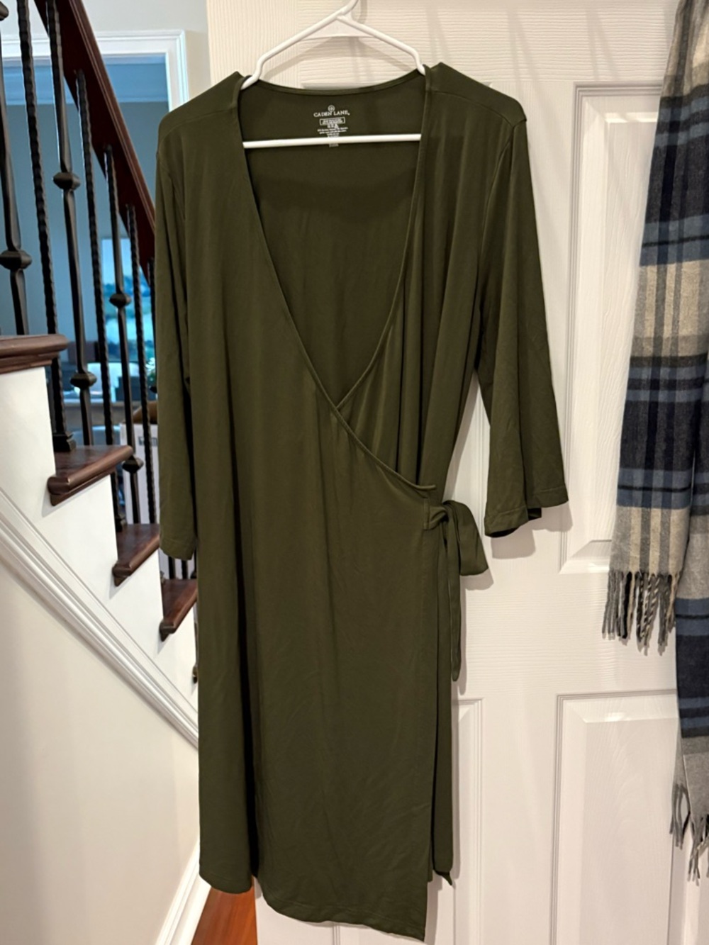 Caden Lane Olive Green Maternity/Nursing Robe